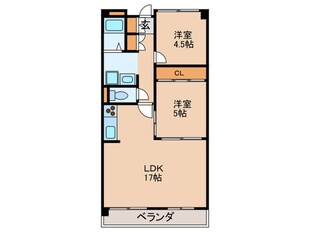 サンパレスの物件間取画像